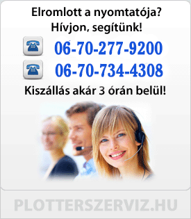 HP Designjet szerviz kapcsolat